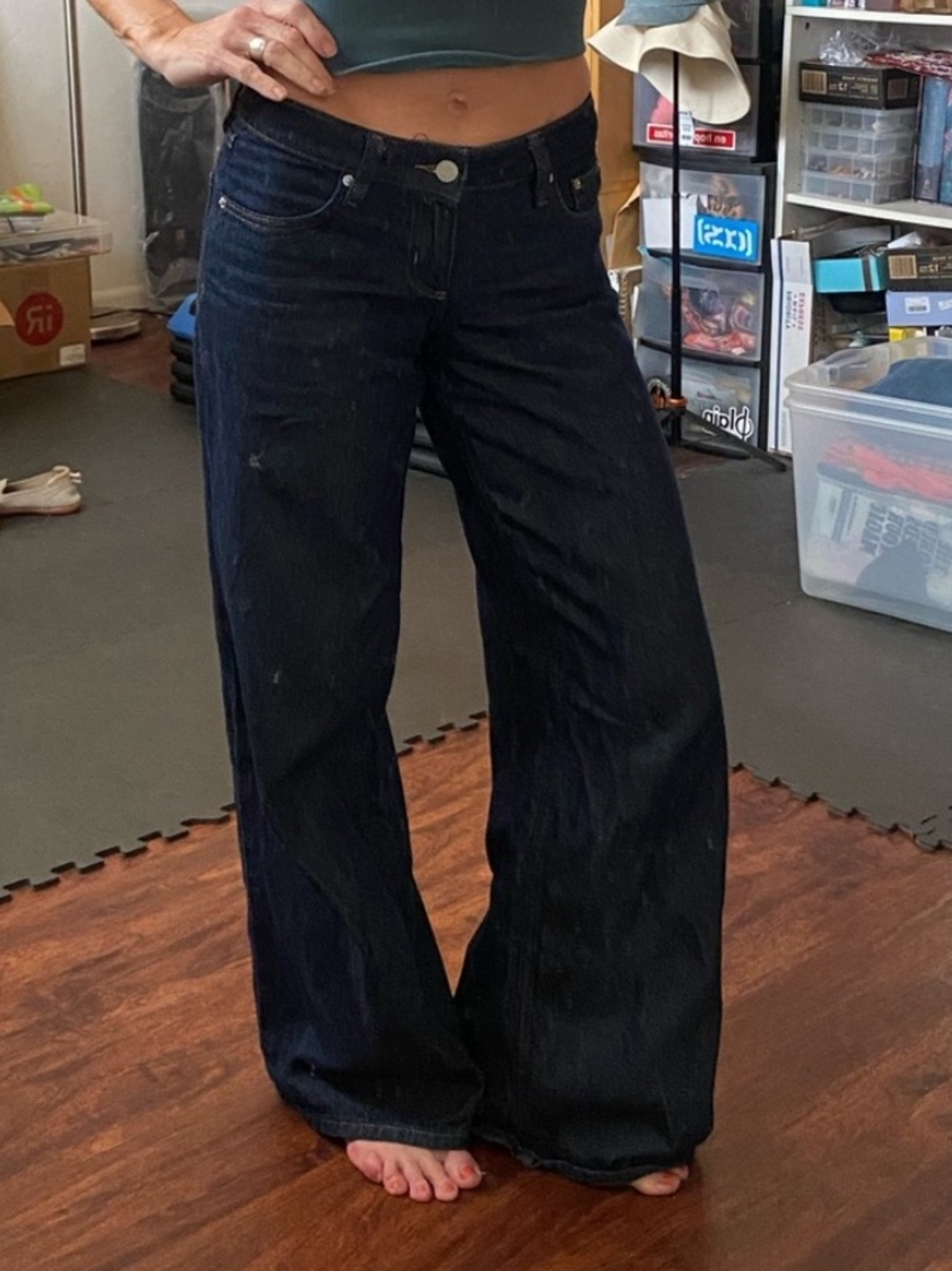 Cotton On Low rise Wide leg jeans!!